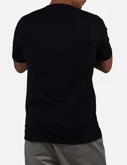 تیشرت طرح گلدوزی انگلیسی مشکی