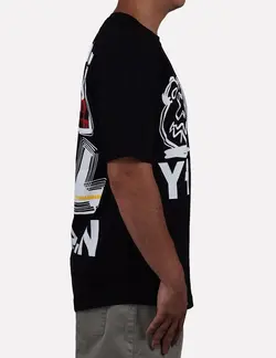 تیشرت مشکی پشت طرح دار YHA