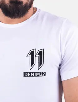 تيشرت مردانه يازده سفید