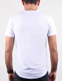 تيشرت مردانه سامر دم هلال سفید