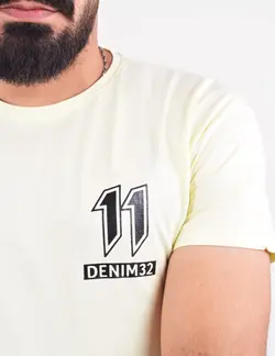 تيشرت مردانه يازده زرد