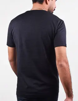 تيشرت مردانه برفکي ساده دودی