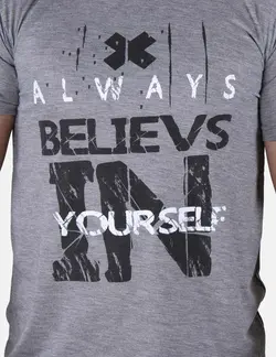 تيشرت مردانه يقه گرد always طوسی