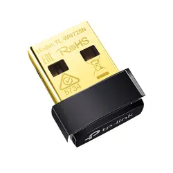کارت شبکه USB و بیسیم Nano برند tp-link مدل TL-WN725N