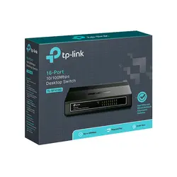سوییچ 16 پورت مگابیت و دسکتاپ برند tp-link مدل TL-SF1016D