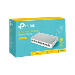 سوییچ 8 پورت مگابیت و دسکتاپ برند tp-link مدل TL-SF1008D