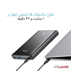 مشخصات، قیمت و خرید پاوربانک 26000 میلی آمپری انکر مدل PowerCore III Elite 87W USB-C PD-A1291H11 - فروشگاه اینترنتی فارس بازار
