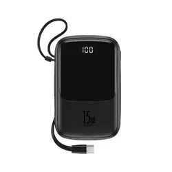 مشخصات، قیمت و خرید پاوربانک 10000 میلی‌آمپری بیسوس 15W مدل Baseus PPQD-A01 - فروشگاه اینترنتی فارس بازار