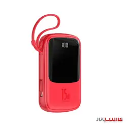 مشخصات، قیمت و خرید پاوربانک 10000 میلی‌آمپری بیسوس 15W مدل Baseus Q pow PPQD-B09 - فروشگاه اینترنتی فارس بازار