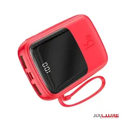مشخصات، قیمت و خرید پاوربانک 10000 میلی‌آمپری بیسوس 15W مدل Baseus Q pow PPQD-B09 - فروشگاه اینترنتی فارس بازار