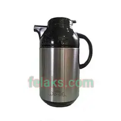 خرید فلاسک چای استیل شیشه دار تپل دو لیتری قیمت مناسب