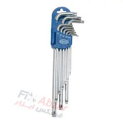 آچار آلن ستاره ای بلند 9 عددی لیکوتا مدل 2TX30091DPM