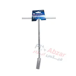 آچار بکس شمع دسته تی T لیکوتا مدل ABR-130016 سایز 16 میلیمتر