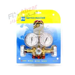 گیج دوقلو و منیفولد عقربه ای پی اند ام P&amp;M مدل 536G