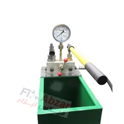 تست پمپ دستی 600 بار فشار قوی هیدرواستاتیک 2DSY-60