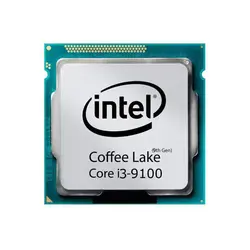 پردازنده اینتل بدون جعبه سری Coffee Lake مدل Core i3-9100 Tray