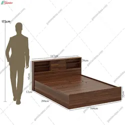 تخت خواب دیانا + باکس و شلف