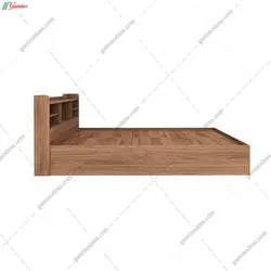 تخت خواب گندم + باکس و شلف