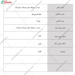 میز پاتختی فلوریا