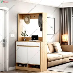 جاکفشی کنسولی اطلس + جالباسی