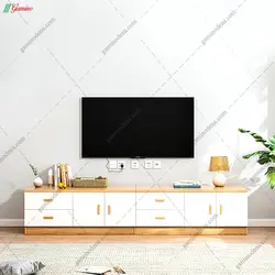 میز تلویزیون دو تکه گندم