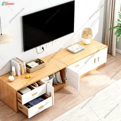 میز تلویزیون دو تکه گندم