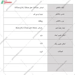 جاکفشی شش در، سه کشو و داشبوردی شایان