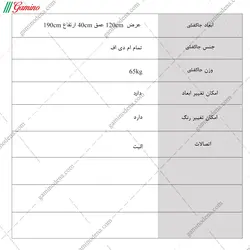 جاکفشی ریلی یونا عرض 120
