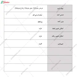 کمد لباس سه تکه مونا