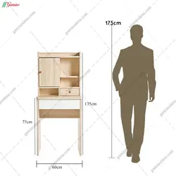 میز آرایش ورنا + نشیمن