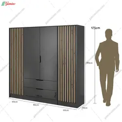 کمد لباس سه تکه مینو