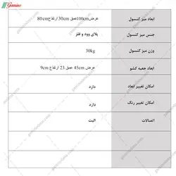 میز کنسول آوینا