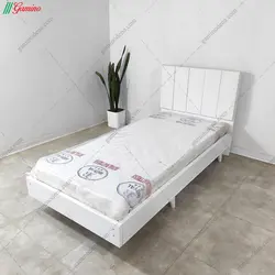 تخت خواب یک نفره پایه‌دار هرمس