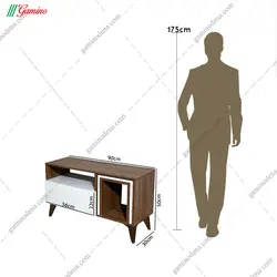 میز تلویزیون کلاسیک + میز عسلی