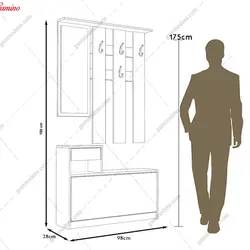 جاکفشی و جالباسی روناک