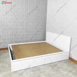 تخت خواب دو نفره مروارید