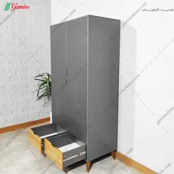 کمد لباس دو کشو مهر