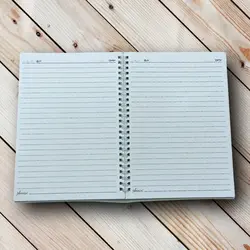 خرید دفتر سیمی 80 برگ طرح شهدا و رهبری ✓ گنج صادق