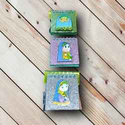 دفترچه چوبی کوچک (دخترانه) 50 برگ - گنج صادق