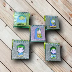 دفترچه چوبی کوچک (دخترانه) 50 برگ - گنج صادق