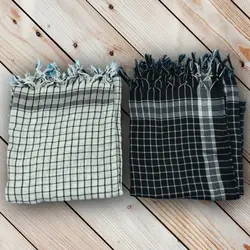 خرید چفیه سفید (نخی با کیفیت) طرح بسیجی ✓ گنج صادق