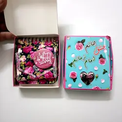 دفترچه سیمی جعبه دار گل گلی (باجانماز وپیکسل) - گنج صادق