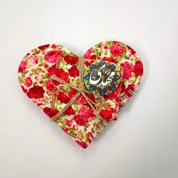 دفترچه قلبی سیمی گل گلی (با جانماز و پیکسل) - گنج صادق