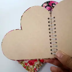 دفترچه قلبی سیمی گل گلی (با جانماز و پیکسل) - گنج صادق