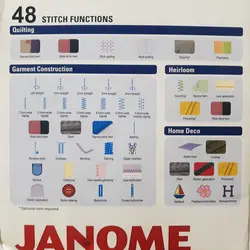 چرخ خیاطی ژانومه مدل RE1312