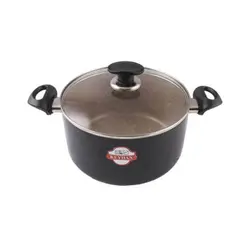 قابلمه گرانیت کیهان سایز 30 رنگ مشکی