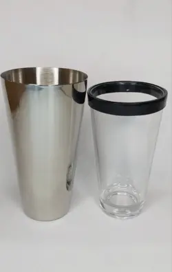 شیکر استیل یک سر شیشه