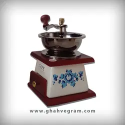 آسیاب دستی سرامیکی طرح گل