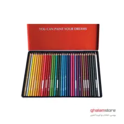 مداد رنگی ۳۶ رنگ Know جعبه فلزی