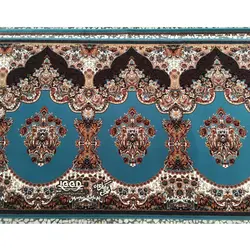 فرش سجاده ای 700 شانه زمینه فیروزه ای کاشان - کد ۱۰۴